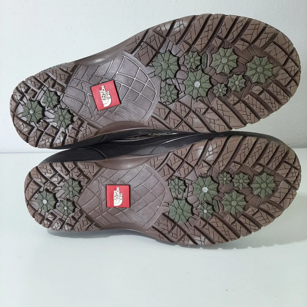 The North Face Shellista II Mid Waterproof Winter Boots Brown Knit Womens‎